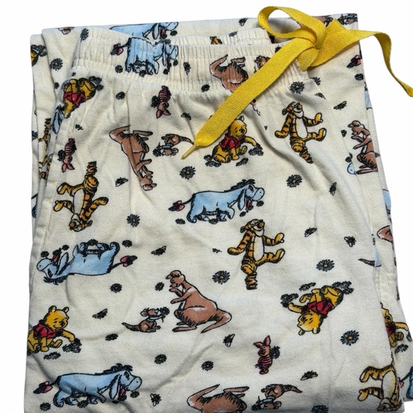 Disney Winnie The Pooh Women's Classic Character Art Loungewear Pajama Pants SzS - Picture 11 of 11
